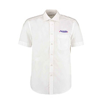 Ladies Short Sleeve Tailored Poplin Shirt